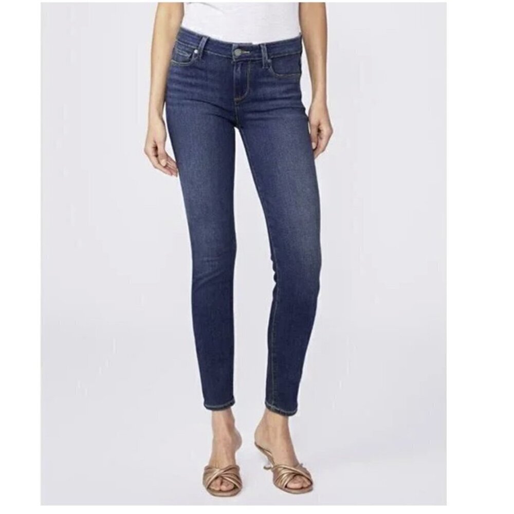 Paige Denim Verdugo Ankle High Waist Blue Skinny Jeans